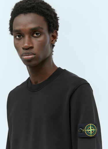 Stone Island Logo Patch Sweatshirt Cream sto0156071