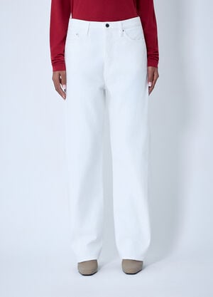 TOTEME Twisted Seam Jeans Cream tot0263048