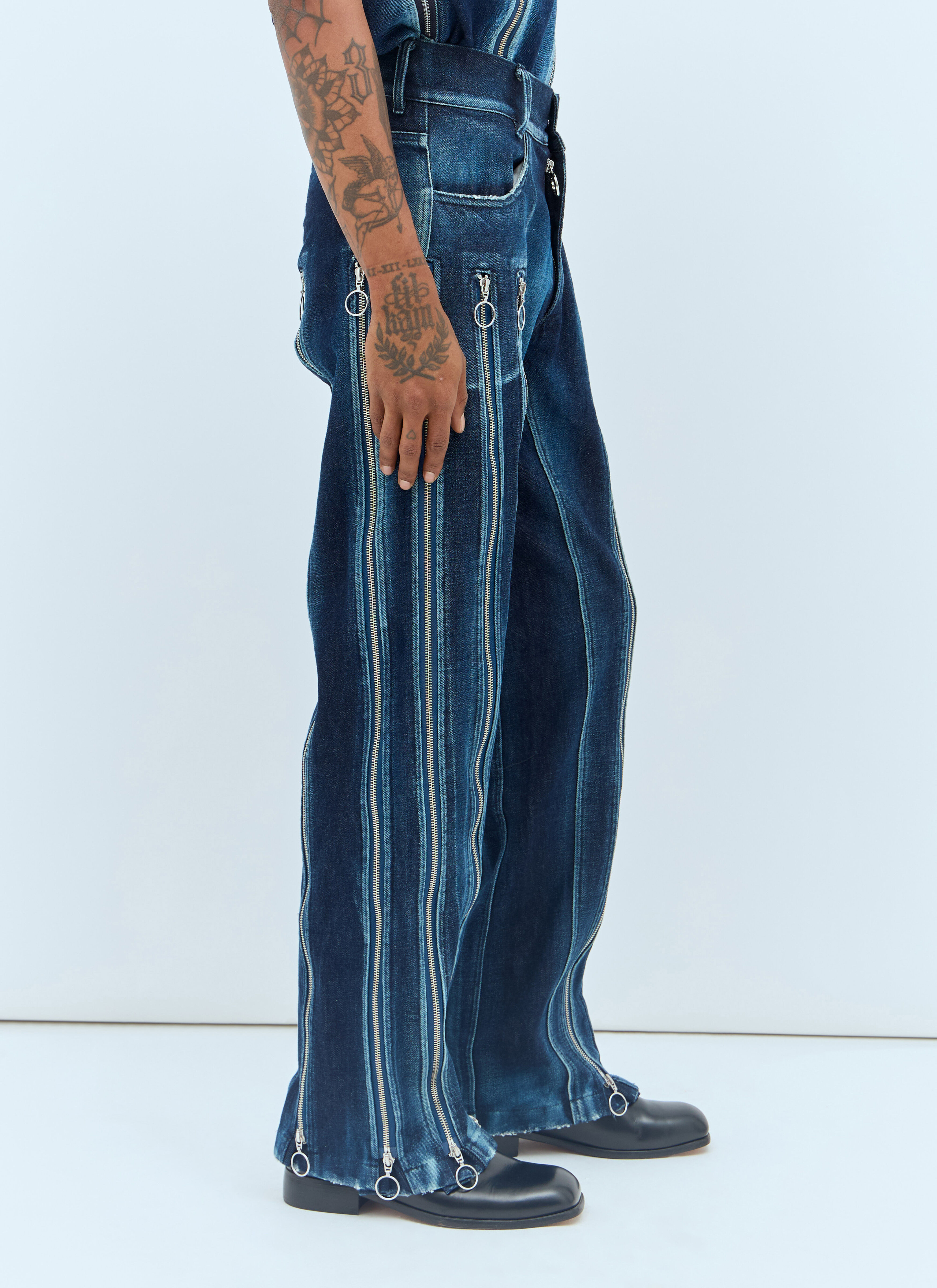 ★決算特価商品★ Charlie Blue in Jeans Zip Adjustable-Fit Men's' Constantinou その他