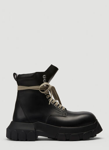 Rick Owens Army Bozo Tractor Boots Black ric0143027