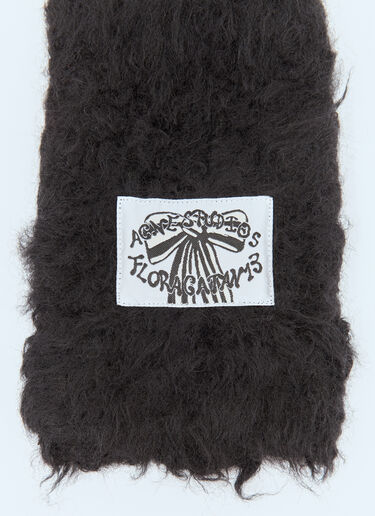 Fluffy Mittens Acne Studios Fluffy Mittens Black acn0158029