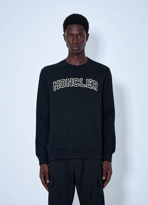 Moncler Logo Motif Sweatshirt Black mon0165057