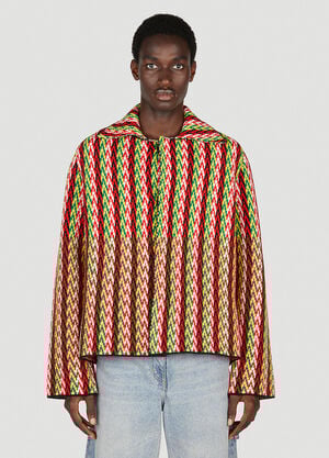 Lanvin Curb Chevron Knit Jacket Multicolour lnv0153001