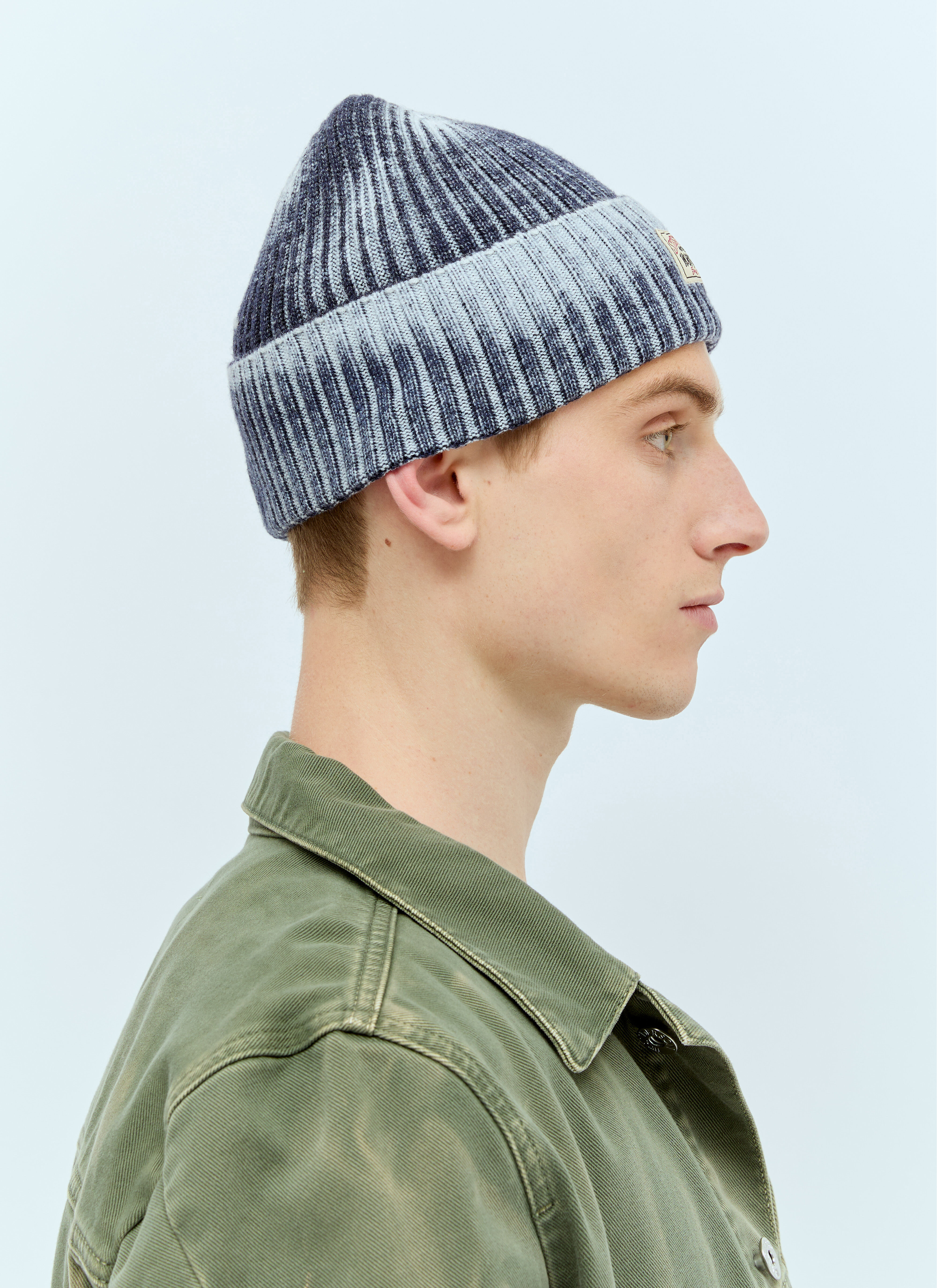 Stüssy Men's' Spray Cuff Beanie Hat in Blue | LN-CC®