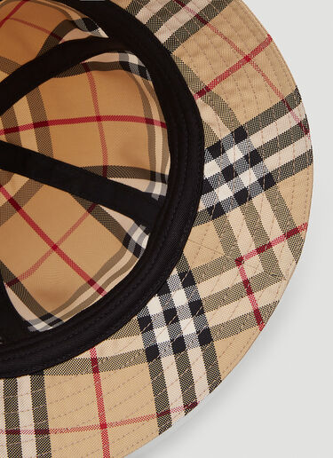 Burberry 标志性格纹渔夫帽 米色 bur0353006