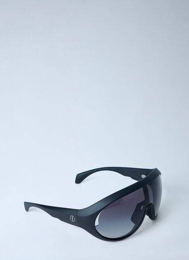 Moncler x Rick Owens Visor Shield Sunglasses Black mcs0363025