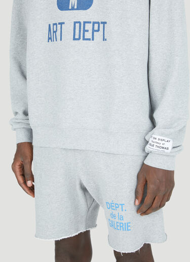 Logo Print Sweatshirt Gallery Dept. Logo Print Sweatshirt Grey gdp0152017
