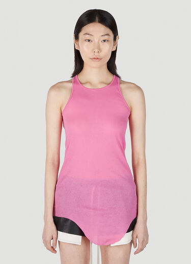 Rick Owens Basic Rib Tank Top Pink ric0251025