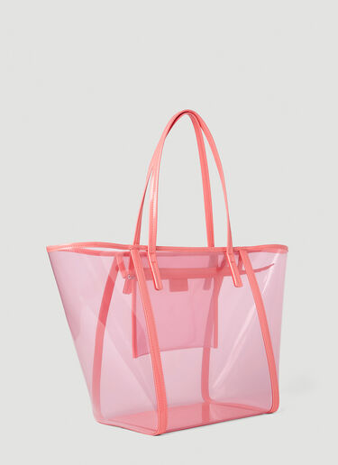 BY FAR Club Translucent Tote Bag Pink byf0252021