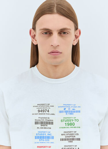 Stüssy 条码 T 恤 白色 sts0159019