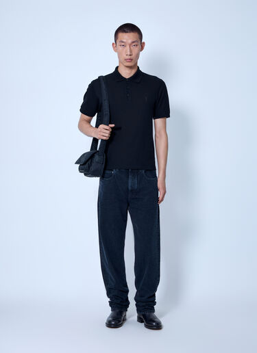 LN-CC® - Saint Laurent: Relax Tapered Jeans - Black Saint Laurent Relax Tapered Jeans Black sla0166003