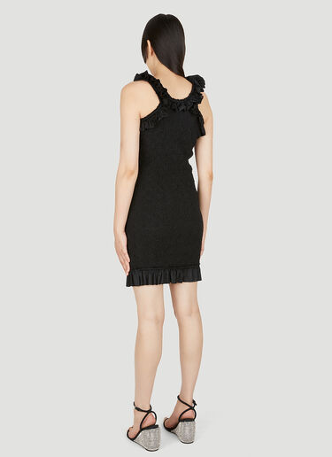 Alexander Wang Ruffle Trim Dress Black awg0249001