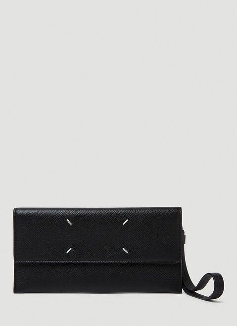 Balenciaga Four Stitch Large Wallet 블랙 bal0244040