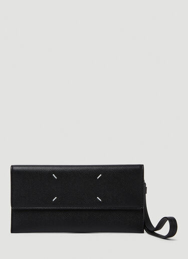 Four Stitch Large Wallet Maison Margiela Four Stitch Large Wallet Black mla0249007