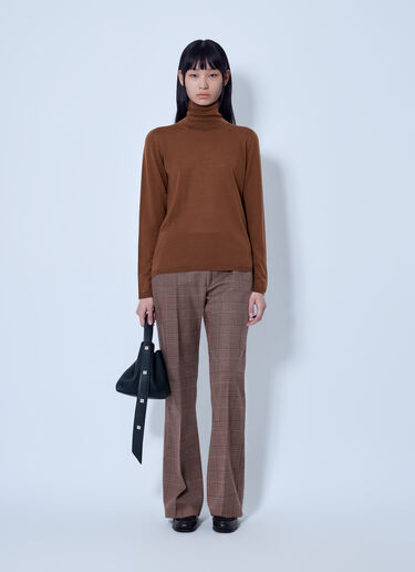 LN-CC® - Max Mara: Turtleneck Fine Knit Sweater - Brown Max Mara Turtleneck Fine Knit Sweater Brown max0266028
