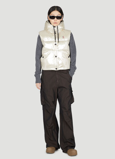 Ramees Down Gilet Moncler Grenoble Ramees Down Gilet Cream mog0253003