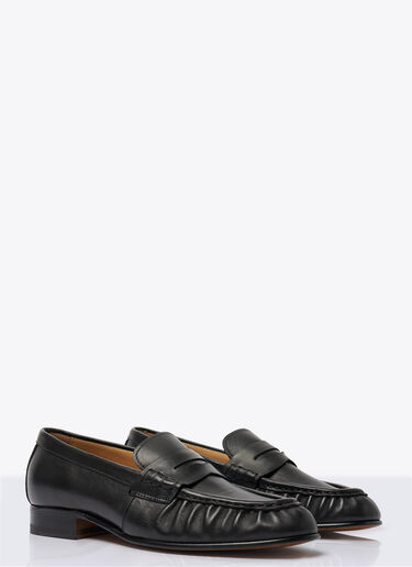 Scarosso Mar Penny Loafers Black scr0258031