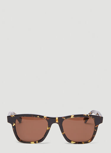 Bottega Veneta Rectangular Sunglasses  Brown bov0345001