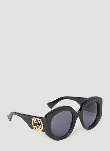 GG1308S Round Sunglasses Gucci GG1308S Round Sunglasses Black guc0252130