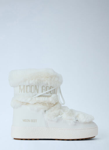 LN-CC® - Moon Boot: Ltrack Faux Fur Waterproof Boots - White Moon Boot Ltrack Faux Fur Waterproof Boots White mnb0366025
