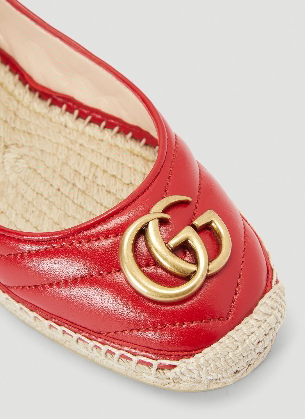 Gucci GG Marmont Espadrilles in Red LN CC