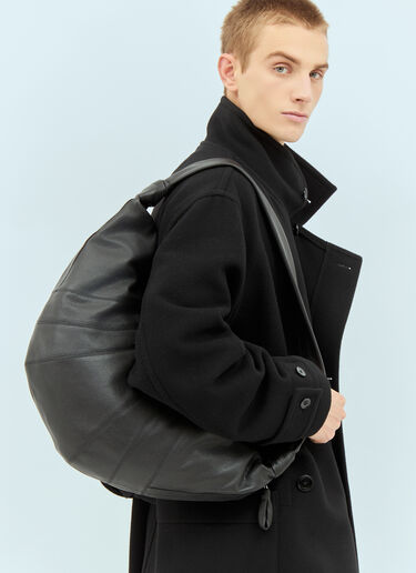 Lemaire Large Croissant Crossbody Bag Black lem0358001
