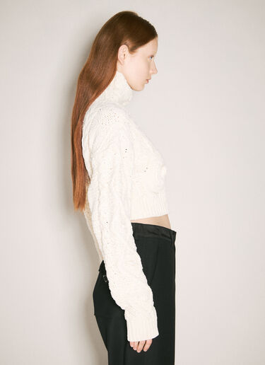 Jean Paul Gaultier Madonna Chest Sweater Cream jpg0258030