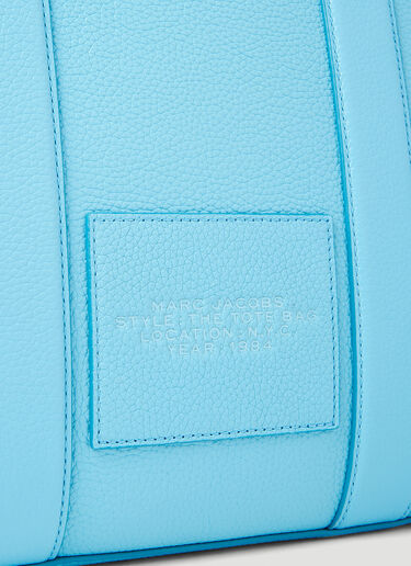 Marc Jacobs Leather Medium Tote Bag Blue mcj0253015