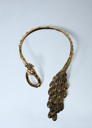 Chloé Feather Necklace Gold chl0263112