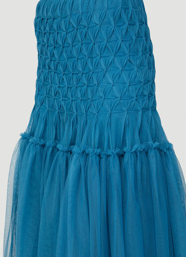Rokh Smocked Tulle Skirt Blue rok0247012