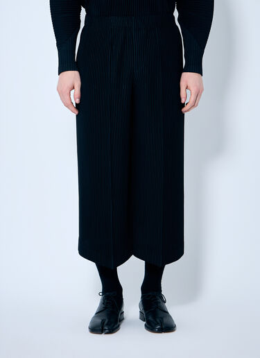 Homme Plissé Issey Miyake Cropped Pleated Pants Black hmp0159011