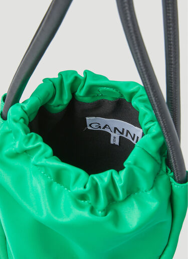 GANNI Knot Mini Handbag Green gan0251065