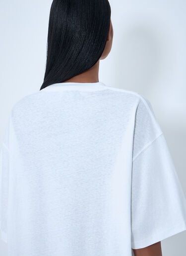 Acne Studios Logo Motif T-Shirt White acn0263003