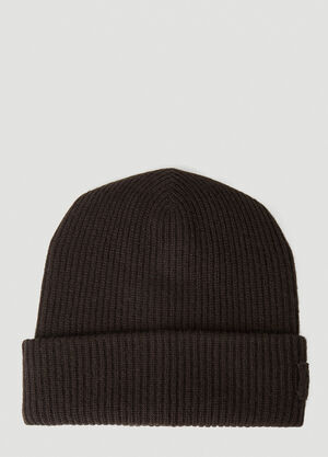 META CAMPANIA COLLECTIVE Kurt Cashmere Beanie Hat Brown mtc0148021