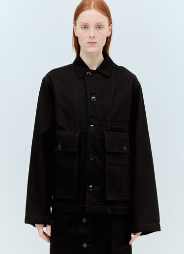 Lemaire Boxy Jacket Black lem0256005