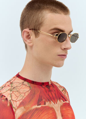 Jean Paul Gaultier The 55-3175 Sunglasses Gold jpg0358002