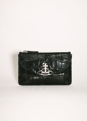 Vivienne Westwood 半月形卡夹  黑色 vvw0258001