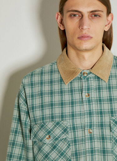 法兰绒衬衫 Guess USA 法兰绒衬衫 绿色 gue0154001