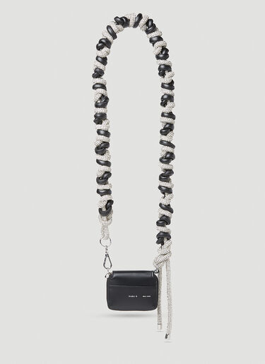 KARA Phone Cord Chain Wallet Black kar0252002