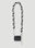 KARA Phone Cord Chain Wallet Black kar0252001