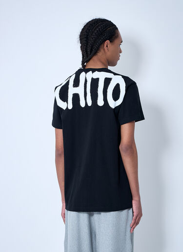 CHITO 徽标印花 T 恤  黑色 chi0159002