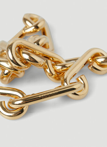 Bottega Veneta Chain Link Necklace Gold bov0247110