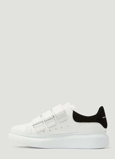 Alexander McQueen Oversized Triple Strap Sneakers Black amq0248016