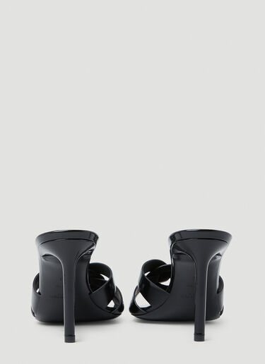Tribute High Heel Mules Saint Laurent Tribute High Heel Mules Black sla0253054