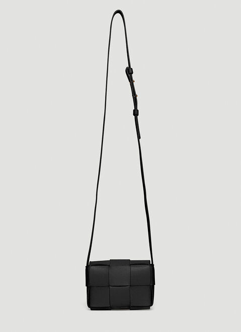 Saint Laurent Mini Cassette Shoulder Bag Black sla0244035