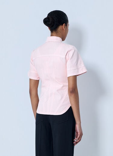 Sportmax Short Sleeve Button-Down Shirt Pink spx0264001