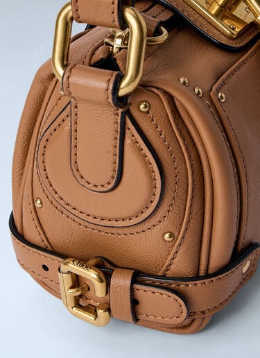 Chloé Small Paddington Chain Shoulder Bag Brown chl0262054
