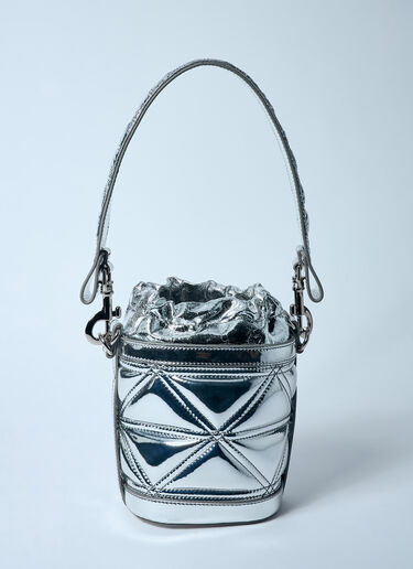 Vivienne Westwood Small Kitty Bucket Bag Silver vvw0259001