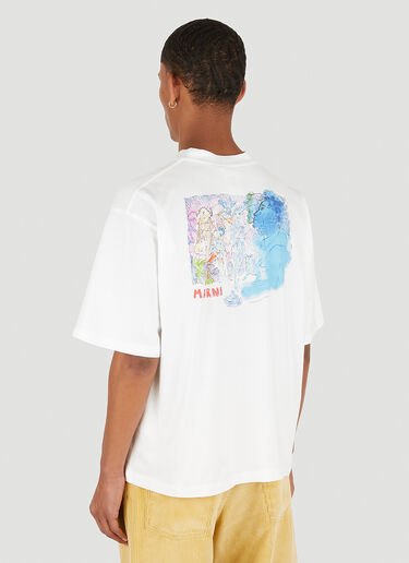 Marni Graphic Print T-Shirt White mni0151010