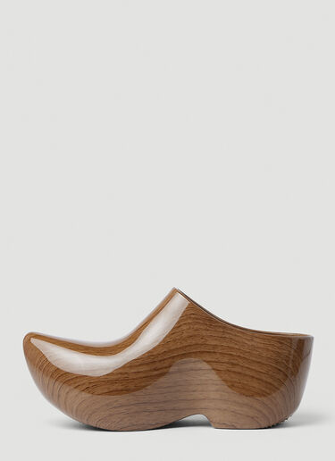 Balenciaga Technoclog Platform Clogs Brown bal0152064